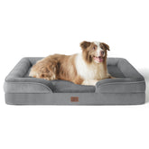 Bedsure L Plus orthopedic bed close-up shows supportive high-density foam