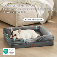 Bedsure dog bed bottom stays in place with non-skid design