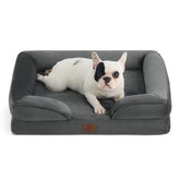 Bedsure orthopedic dog bed showing foam support for joint-friendly naps