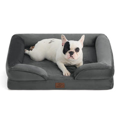 Bedsure orthopedic dog bed showing foam support for joint-friendly naps