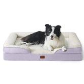 Bedsure orthopedic dog bed front view with plush joint support.