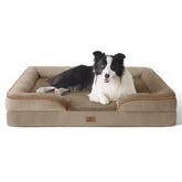 Bedsure orthopedic dog bed large 35 hazel front view shows spacious lounging for big dogs