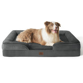 Bedsure orthopedic dog bed large front view showing supportive foam for joints