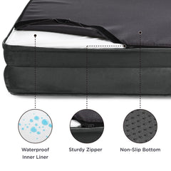 Bedsure orthopedic dog bed large waterproof liner protecting foam from spills
