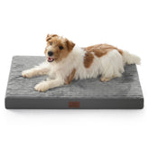 Bedsure orthopedic dog bed medium-foam shows body-conforming support for restful sleep