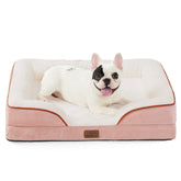Bedsure orthopedic dog bed medium surface shows high-density foam for joint support.