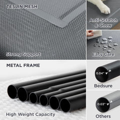 Bedsure portable design highlights quick setup for travel or camping adventures.