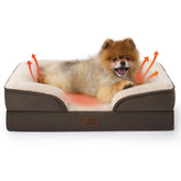 Bedsure self-warming dog bed offers cozy warmth for small dogs' naps.