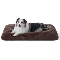 Bedsure washable extra large dog bed in crate offers cozy support for large breeds.