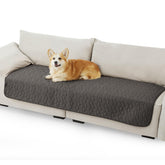Bedsure waterproof couch cover protects sofas from wet paw prints and spills.
