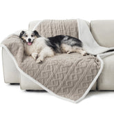 Bedsure waterproof dog blanket inner lining for leak protection.