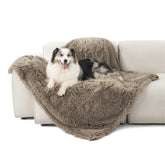Bedsure waterproof-dog-blanket close-up shows waterproof lining for leak protection.