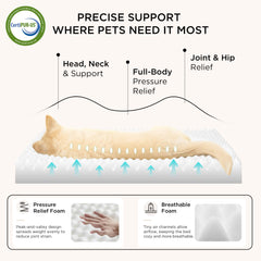 Bedsure XL Dog Bed anti-slip-base keeps the bed stable on any floor.