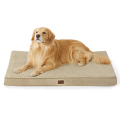 Bedsure XL dog bed egg crate foam closeup for support