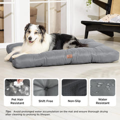 Bedsure extra-large dog bed with soft Oxford fabric for comfort