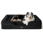 Bedsure XL orthopedic dog bed front view shows a spacious surface for large dogs.