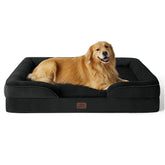 Bedsure XL Plus orthopedic dog bed front view offers spacious lounging for large dogs.