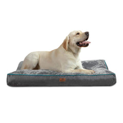 Bedsure XL washable dog bed cover—easy-clean fabric for busy households.