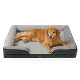 Bedsure XXL orthopedic dog bed top view, spacious 52-inch surface for large dogs