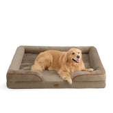 Bedsure XXL orthopedic dog bed with egg-crate foam provides balanced support for large dogs
