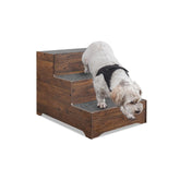 beeNbkks dog stairs wide wooden design offers stable, comfortable climbs.