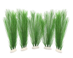 BEGONDIS aquarium green plants pack—vibrant silk leaves for a natural tank look.