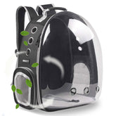 BEIKOTT cat backpack outer front view for easy hands-free travel with pets.