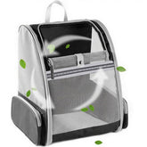 BEIKOTT cat backpack shows ventilated design for easy travel with your cat.
