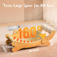 Beitophome cat-hammock-sleep-zone built-in hammock for cozy indoor lounging.
