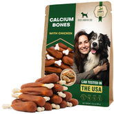 Beloved Pets calcium bone wrap chicken 11oz for durable dental-chew and training rewards.