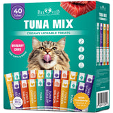 Beloved Pets creamy lickable tuna tube close-up highlighting creamy texture for cats