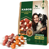 Beloved Pets rawhide-free kabobs with duck and chicken for dental-friendly chewing
