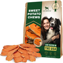 Beloved Pets sweet potato chips 10.6 oz bag ready for training rewards