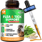 Beloved Pets Oral Flea Tick Drops bottle for natural prevention in dogs and cats.