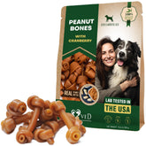 Beloved Pets peanut butter bones cranberry crunch image highlights a tasty training reward