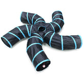 Bemodst cat tunnel closed view with durable frame for daily play.