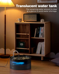 BEMOONY 3-2l capacity showcases ample reservoir for multi-pet hydration