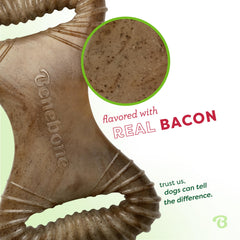 Benebone Dental Chew Large – side profile showing durable nylon construction for lasting chew sessions.
