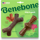 Maplestick de Benebone para perros pequeños, duradero y con madera de arce real.