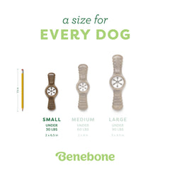 Benebone Pawplexer made-in-usa badge indicates American-made quality and safety.