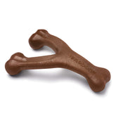 Benebone Wishbone durable chew in action shows long-lasting chewer design.