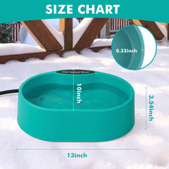 Berverra 3-7L heated water bowl for dogs and cats provides ample supply.