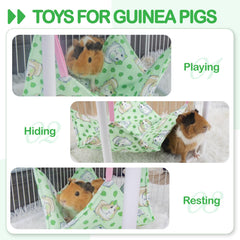 BESNEW guinea pig hammock easy assembly demonstrates quick setup