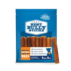 Best Bully Sticks 4-inch chew for small dogs, ideal for enrichment and training rewards