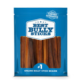 Best Bully Sticks 6in pack-shot—bulk dog chews for durable, grain-free fun.