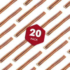 Best Bully Sticks bulk bag label communicates odorless formula and grain-free promise