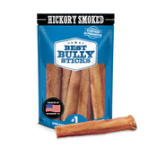 Best Bully Sticks hickory-smoked 6-inch sticks ready for long-lasting chewing.
