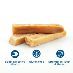 Best Bully Sticks Himalayan yak cheese sticks long lasting texture for aggressive chewers.