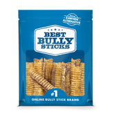 Best Bully Sticks premium 6-inch beef trachea chew promotes dental cleaning during regular chewing.