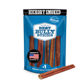 Best Bully Sticks smoked sticks with collagen front view, long-lasting chew for aggressive chewers.